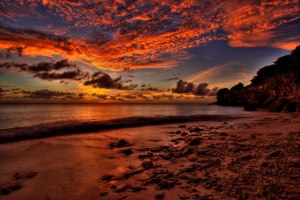 curacao-beach-sunset